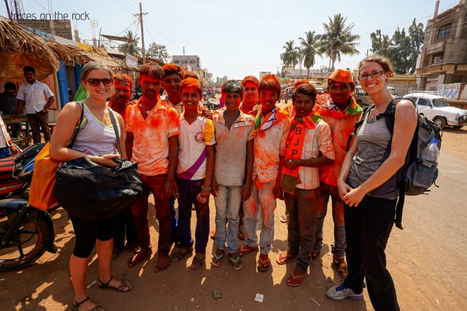 Celebration of the win of a political party in an election Celebration of the win of a political party in an election