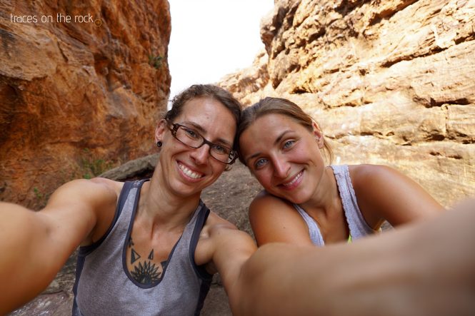 Rock climbing area near Badami Rock climbing area near Badami