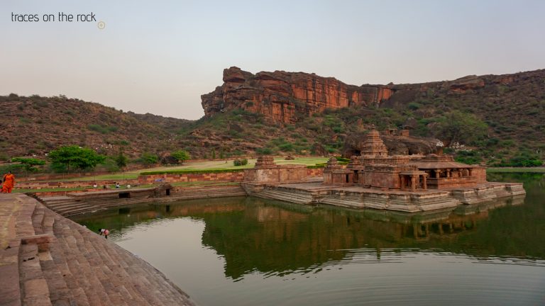 Agasthya Lake in and rock climbing area in the background Agasthya Lake in and rock climbing area in the background