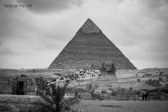 Sphinx and Pyramids in Egypt