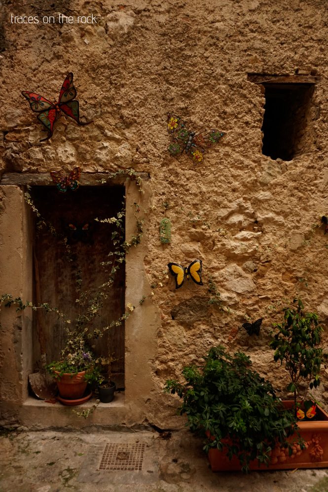 Town of Gorbio in France Town of Gorbio in France