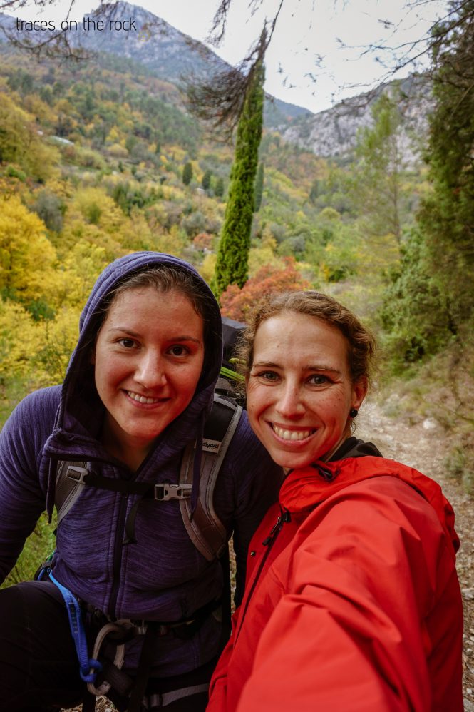 Climbing in Gorbio at the French Riviera Climbing in Gorbio at the French Riviera