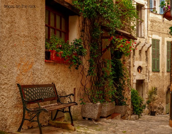 Town of Gorbio in France Town of Gorbio in France