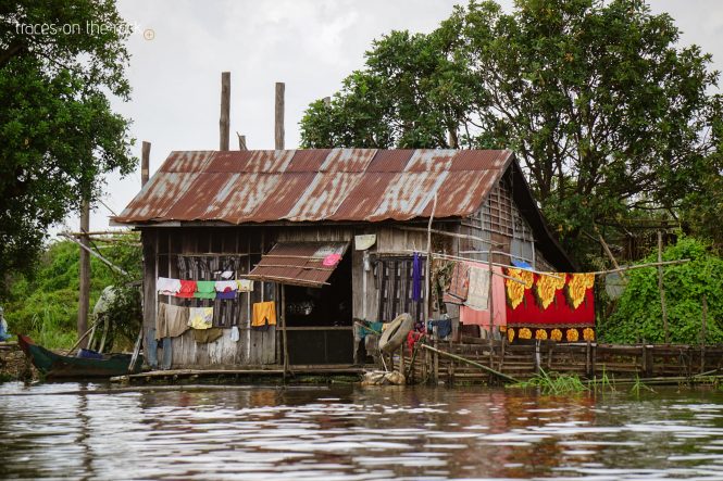 View from the Sangker River in Cambodia
