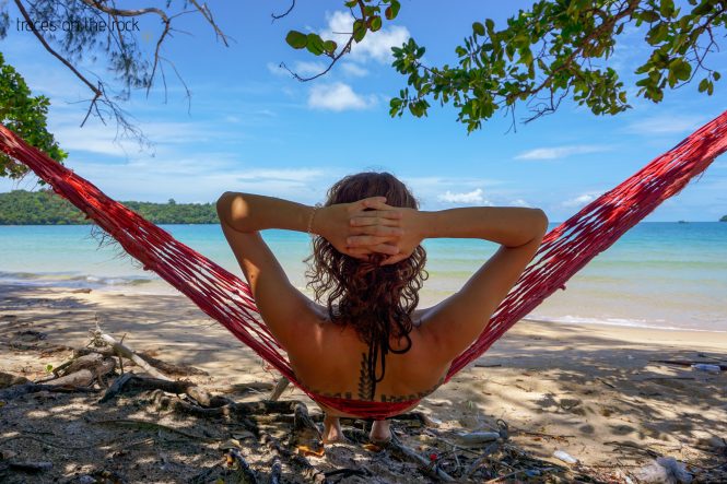 View fro the Bamboo Island Beach in Cambodia