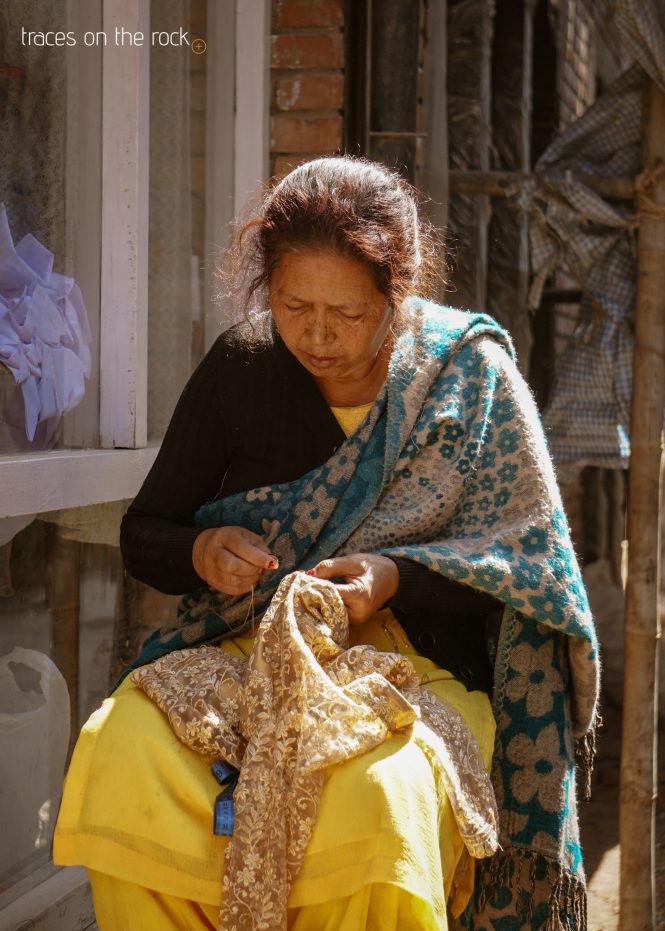 Seamstress in Kathmandu Seamstress in Kathmandu