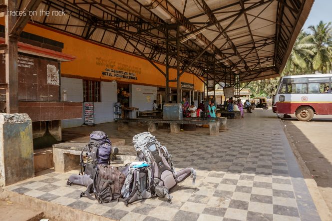 Main bus station in Gokarna