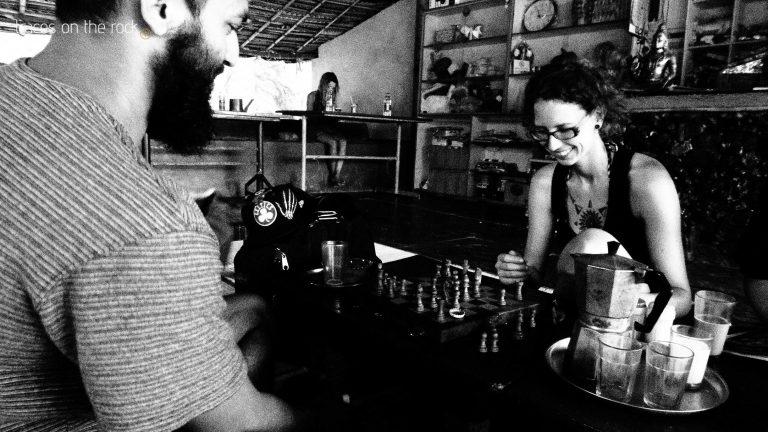 Chess at Kudle Beach