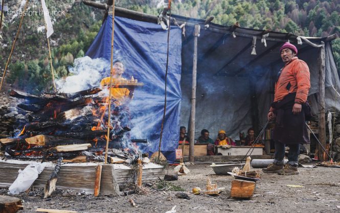 Manaslu Trek - Bhuddist celebration in Lho Manaslu Trek - Bhuddist celebration in Lho