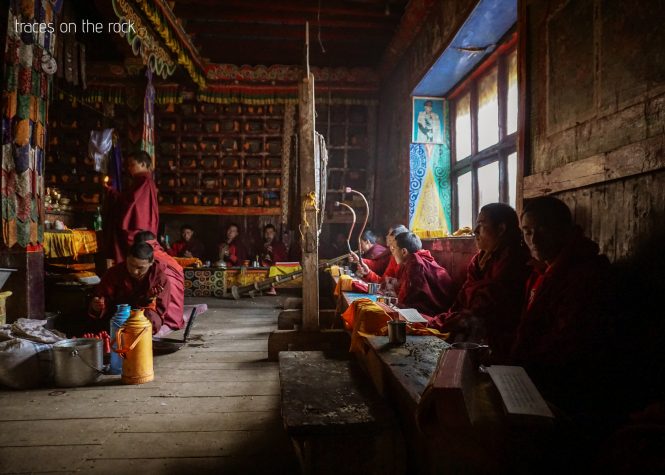 Manaslu Trek - Bhuddist temple in Lho Manaslu Trek - Bhuddist temple in Lho