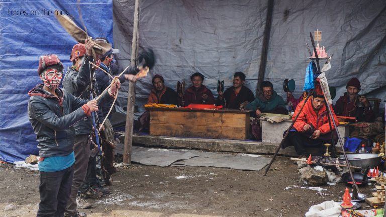 Manaslu Trek - Bhuddist celebration in Lho Manaslu Trek - Bhuddist celebration in Lho
