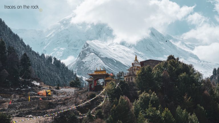 Manaslu Trek - Monastery in Lho Manaslu Trek - Monastery in Lho