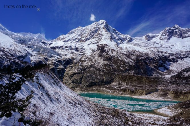 Manaslu Trek - Birendra Taal Lake near Samagaun Manaslu Trek - Birendra Taal Lake near Samagaun