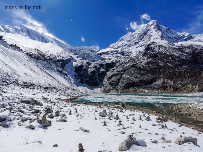 Manaslu Trek - Birendra Taal Lake near Samagaun Manaslu Trek - Birendra Taal Lake near Samagaun