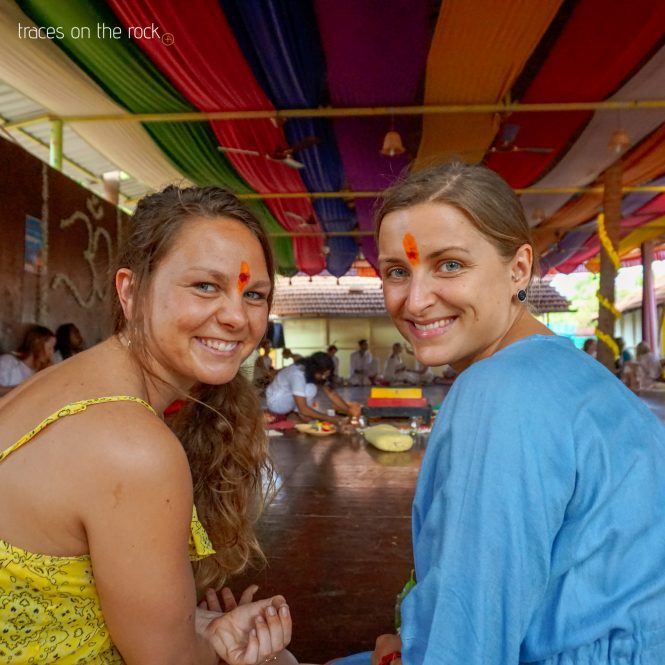 My friend Anna at yoga retreat at Patnam Beach My friend Anna at yoga retreat at Patnam Beach