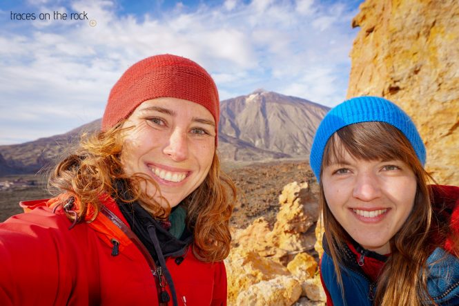 View on Mount Teide from a climbing spot View on Mount Teide from a climbing spot