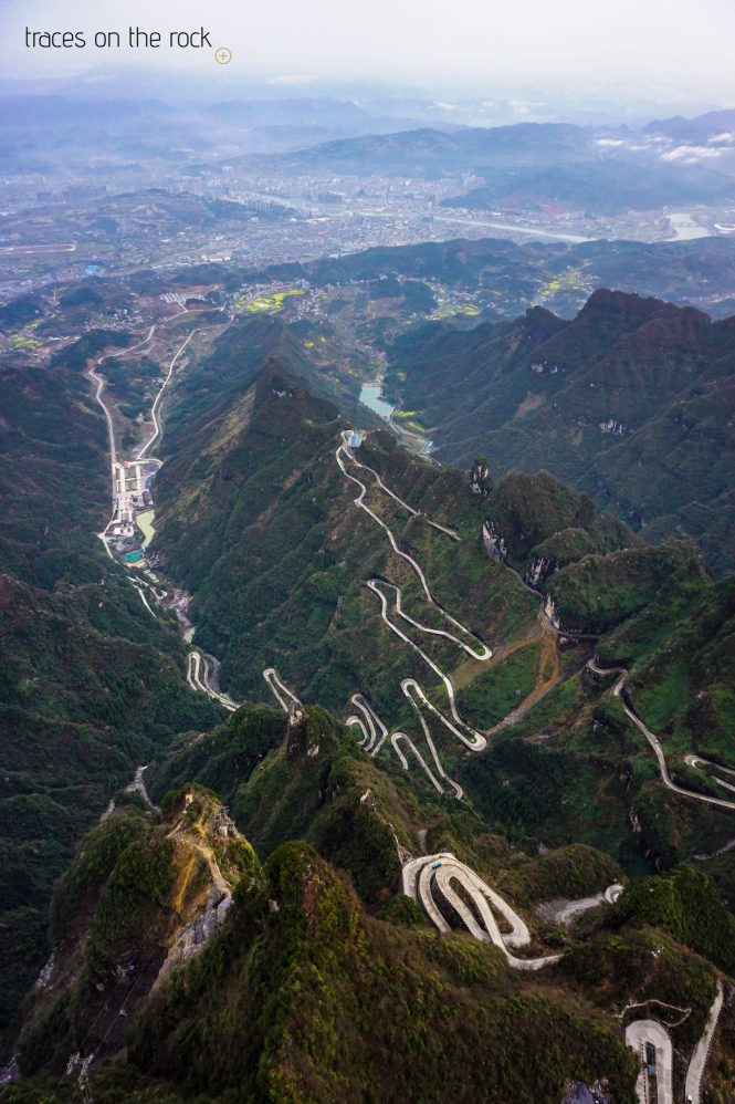 View from Tianmen Mountain View from Tianmen Mountain