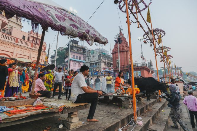 Dashashwamegh ghat in Varanasi Dashashwamegh ghat in Varanasi