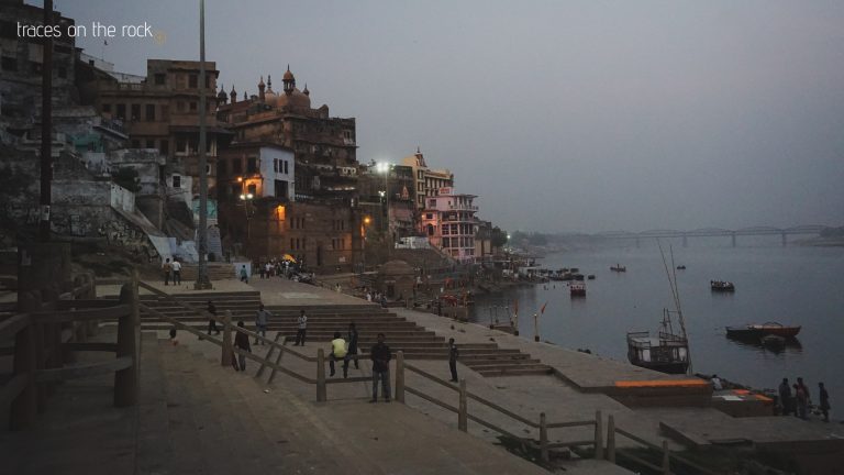 Scenes from a ghat at the Ganga River Scenes from a ghat at the Ganga River