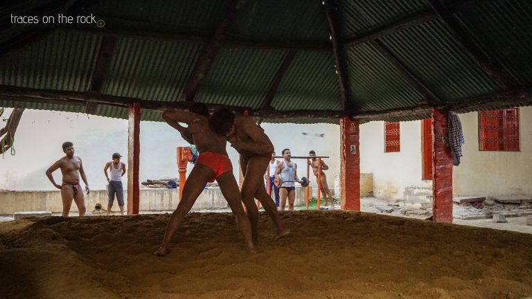 Kushti Akhara (wrestlers) training at Akhara Doswani Tulsidas in Varanasi Kushti Akhara (wrestlers) training at Akhara Doswani Tulsidas in Varanasi