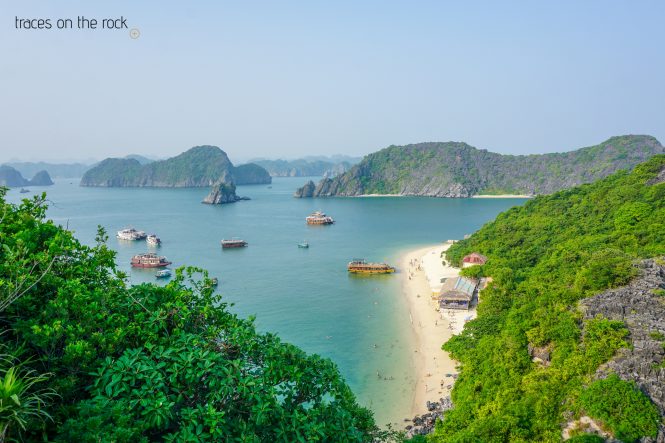 View from Monkey Island on Halong Bay View from Monkey Island on Halong Bay
