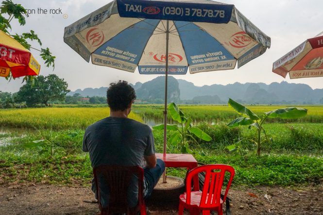 Litte break from a bicycle ride near Ninh Binh Litte break from a bicycle ride near Ninh Binh