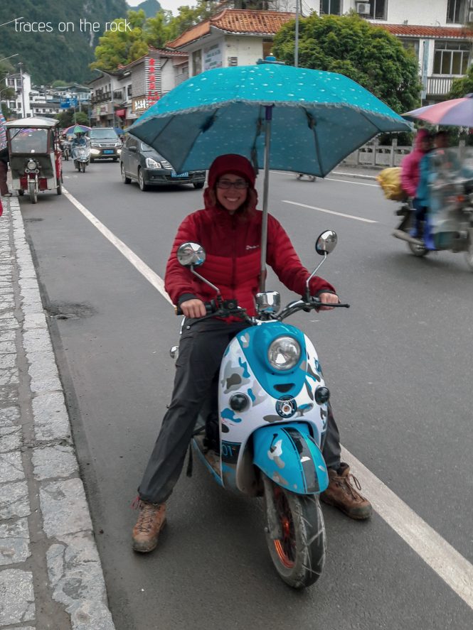 Riding my stellar motocycle with an fancy umbrella Riding my stellar motocycle with an fancy umbrella