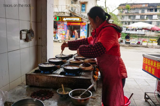 Rice cooked in a clay pot in at my favorite food stall Rice cooked in a clay pot in at my favorite food stall