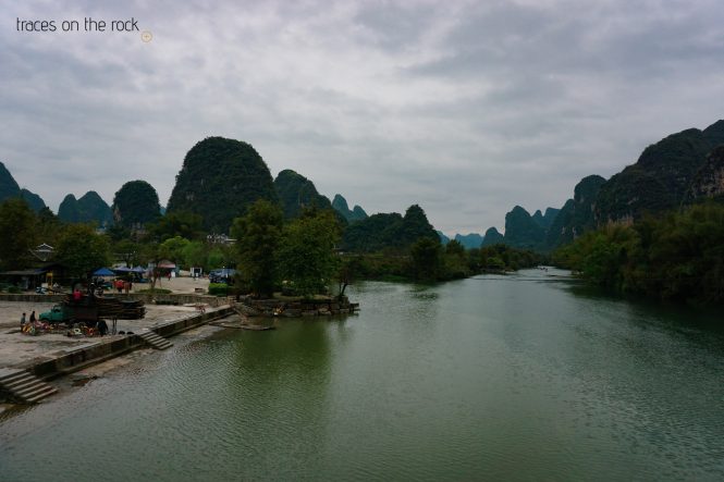 River view close to Yangshuo - where most boat tours are starting River view close to Yangshuo - where most boat tours are starting
