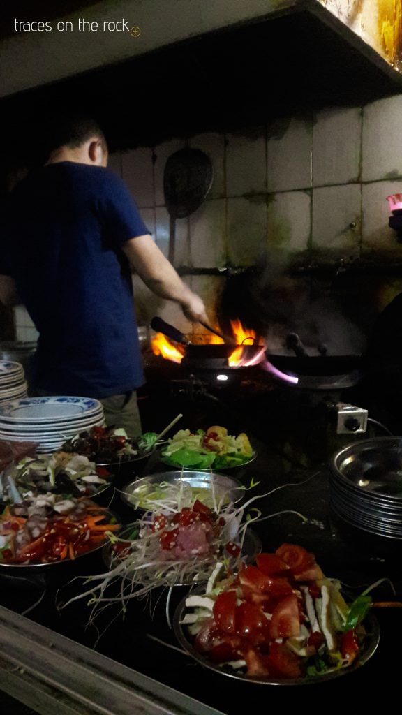 My favorite food stall close to the market My favorite food stall close to the market