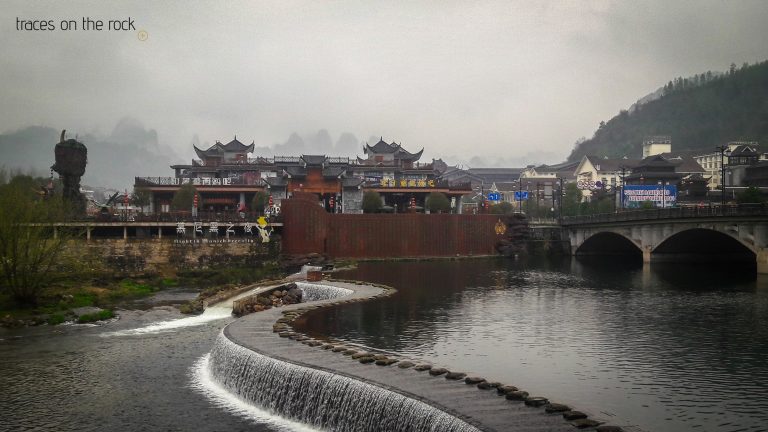 River view in Wulingyuan town River view in Wulingyuan town